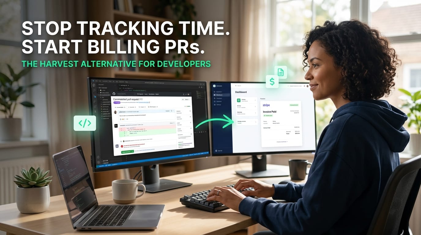 The Best Harvest Alternative for Developers: Stop Tracking Time, Start Billing PRs
