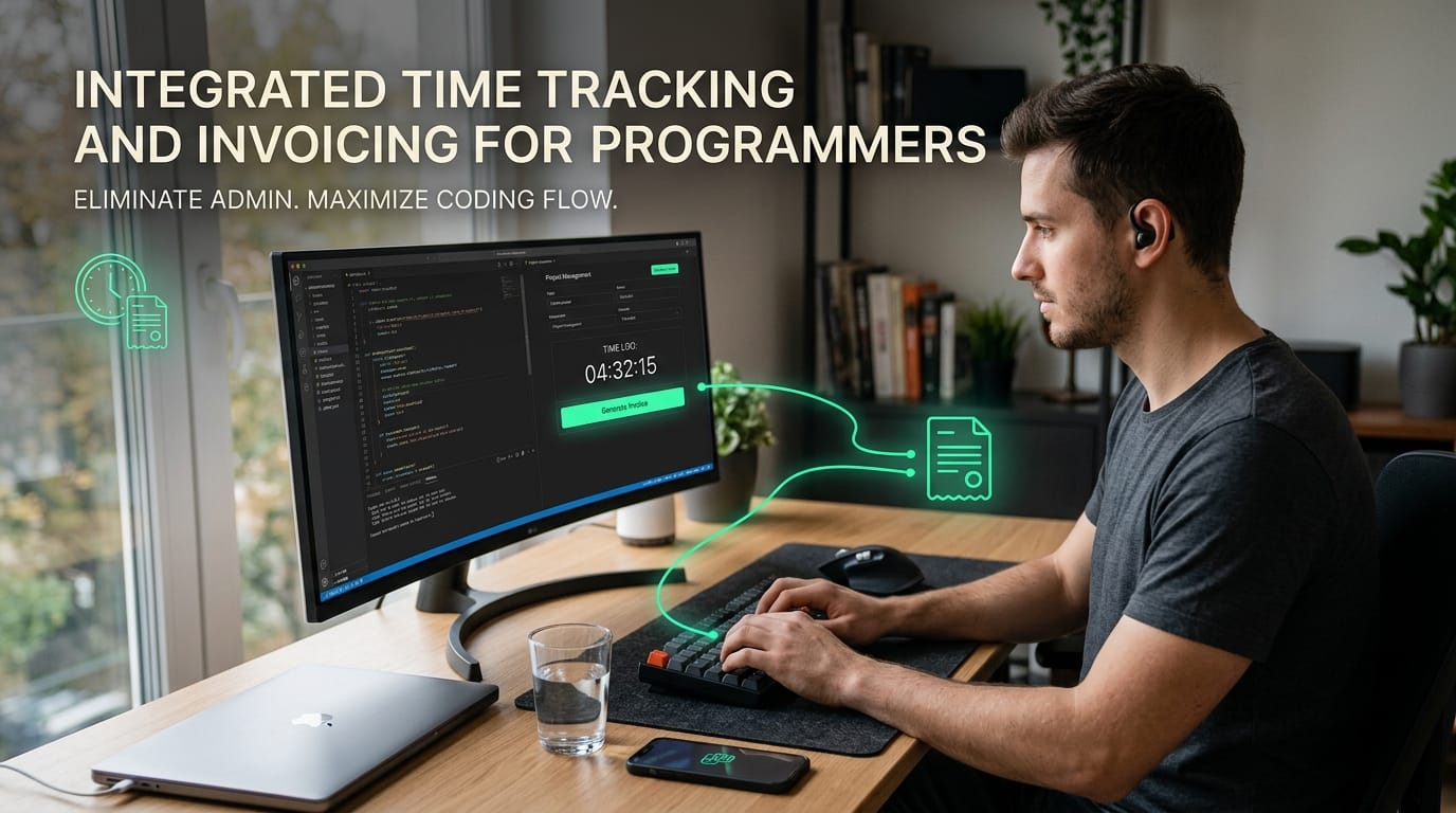 Integrated Time Tracking and Invoicing for Programmers